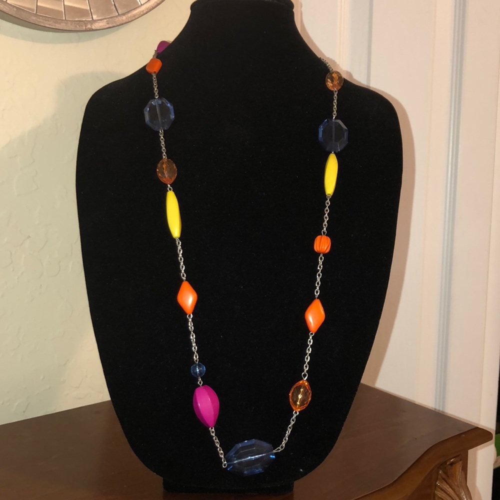 Long beaded necklace